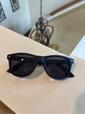 Matte Black Men's Wayfarer Sunglasses
